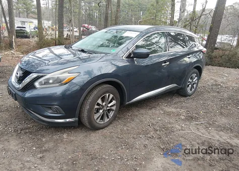 2018 Nissan Murano Sv из США, поврежденный, VIN 5N1AZ2MH7JN120352